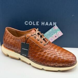 COLE HAAN WOVEN OXFORDS